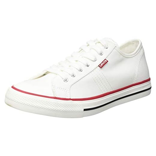 Levi's Hernandez, Zapatillas Hombre, Regular White, 43 EU