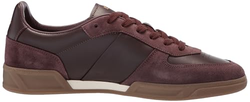 Image of BOSS Men's Soft Leather Block Logo Low Top Sneaker | Casual Shoes