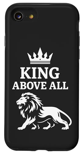 King Above All Crown Lion �����M�_�f�U�C�� �X�}�z�P�[�X iPhone SE (2020) / 7 / 8 �p