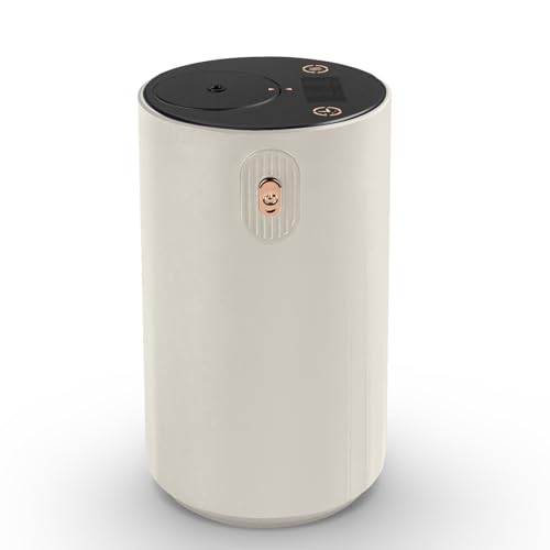 アロマディフューザー ネブライザー式 水なし エルエンスタジオ コードレス車用ディフューザー アロマ芳香器 噴霧量調整可能 4段階タイマー 持続噴霧可能 USB充電式 静音 グラス瓶2個付き ヨガ室・部屋・車載・店舗などに適用 日本語説明書付き