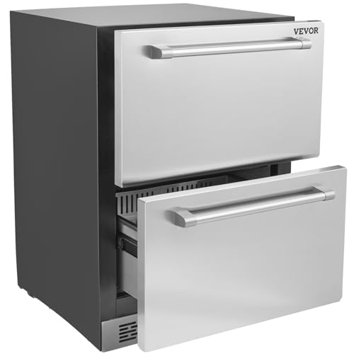 Vevor REFRIGERATOR & FREEZER 24-Inch Outdoor Drawer Fridge For Patio, Ipx4 Waterproof Sus Beverage Refrigerators thumb #7