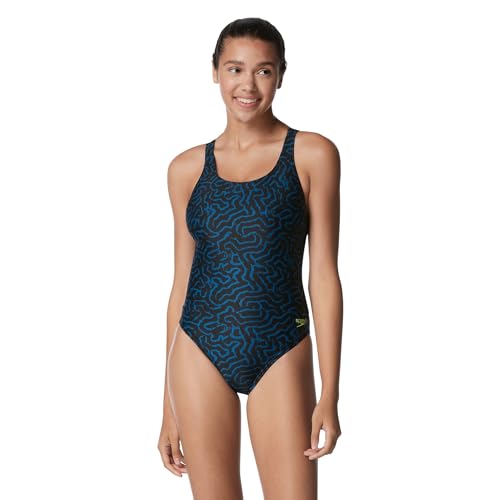 Speedo Race Maze Super Pro résistant au chlore maillot une pièce vert