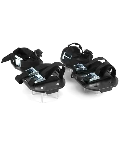 QWORK® Lawn Aerator Shoes - Sturdy Plastic Base with Metal Buckle Strap and 26 High-Performance Spikes 8 QWORK® Lawn Aerator Shoes - Sturdy Plastic Base with Metal Buckle Strap and 26 High-Performance Spikes - Image 8