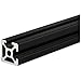 1PC 2020N2 European Standard Double-Sided Slotted 3D Printer Black Industrial Aluminum Alloy Profile 20 * 20 Slotted on Both Sides Linear Motion Guides(2020N2 Silver,700mm)