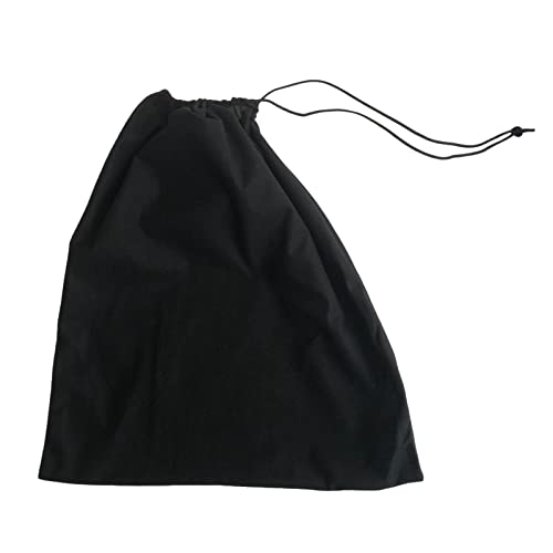 ulafbwur Bolsa para casco con cordón, superficie lisa delicada, práctica, anticorrosión, bolsa protectora para casco, color negro