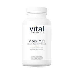 Vital Nutrients Vitex Berry | Vegan Supplement | Chaste Tree Berry Supports Hormone Balance & Fertility for Women* | Gluten, Dairy & Soy Free | 120 Capsules