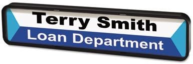 ADVANTUS CORPORATION DIY Sign, Plastique, 9 3/8 x 2, Noir