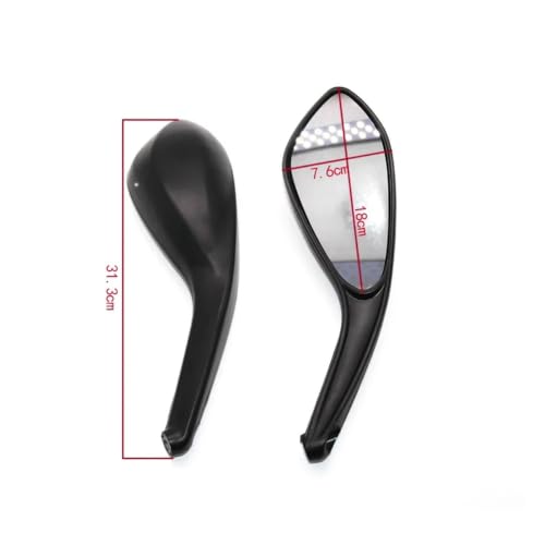 Retrovisor de motocicleta compatible con Ducati Monster 696 2008 a 2014 5
