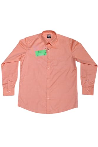 Image of Cotton Blend Formal Shirt for Men | Full Sleeve, Regular Fit, Button Down, Palin & Stylish Collared Neck | Breathable Lightweight Fabric for Office, College Meetings & Gathering