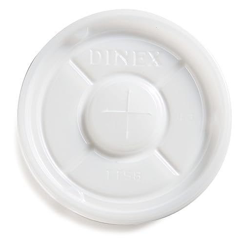 Cambro Disposable Lid, Fits Dinex 9.5 Oz Swirl Tumbler