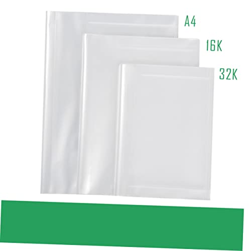 Hemoton 10 Pçs Capa De Livro De Plástico Capa De Livro Transparente Capa De Livro Transparente Capa