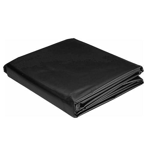 Revêtement d'étang flexible 12 x 15 m bâche étanche noire en polyéthylène