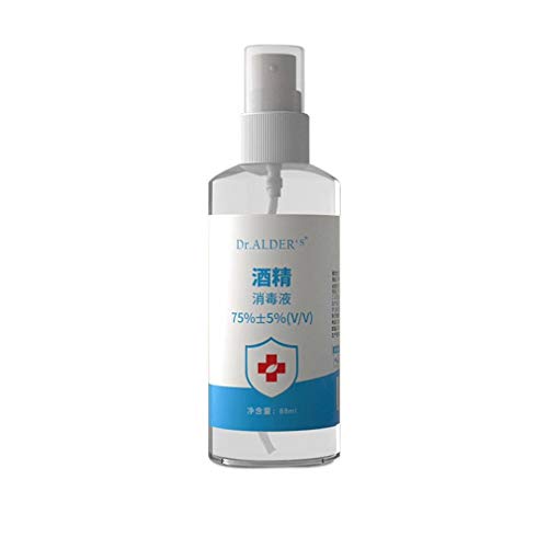 Kinshops 75 Degree Alcohol Medical 75% Ethanol Excellent Disinfection Liquid Disposable Hands Alcohol Spray 1 PCS