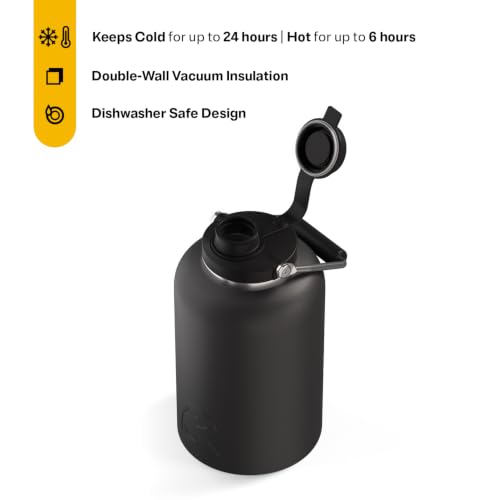 RTIC Outback Jug 1 Galón Termo Negro Con Interior Cerámico miniatura 2