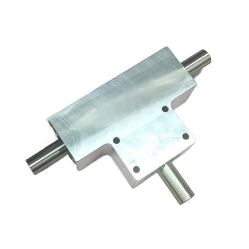 Angle Steering 90 Degree Commutator 1:1 Speed Ratio Spiral Bevel Gearbox 15mm Dual Output Shaft Corner Reducer Device Driving Change