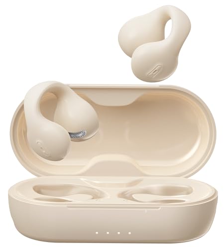 King Lucky イヤーカフ イヤホン ワイヤレス Bluetooth5.3|オープンイヤー設計|耳を塞がない|IPX4防水|マイク内蔵|急速充電|音漏れ防止|空気伝導|骨伝導ライク|Hi-Fi音質|長時間再生|CVC通話対応|通勤・ジム・プレゼント向