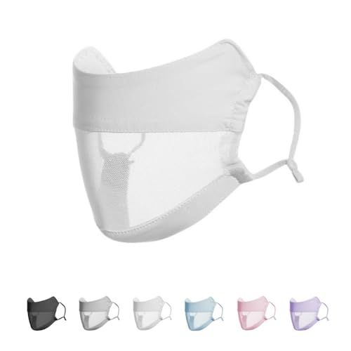 [iSEN LABEL] ���b�V���}�X�N �z�}�X�N UV�J�b�g ���K �ʋC ���炳�� �������₷�� �􂦂� �J��Ԃ��g���� �t�� ���K�l���܂�ɂ��� �g���[�j���O �����j���O ���K �j�����p (�}�X�N, �z���C�g)