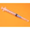 3ml Luer lock Syringe with diameter 23G Long 1Inch Needle, Sealed Package (20)