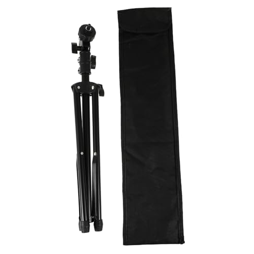 GOOHOCHY Snare Drum Rack for Drum Set Black Heavy Duty Rack Hinged Height Adjustment Present