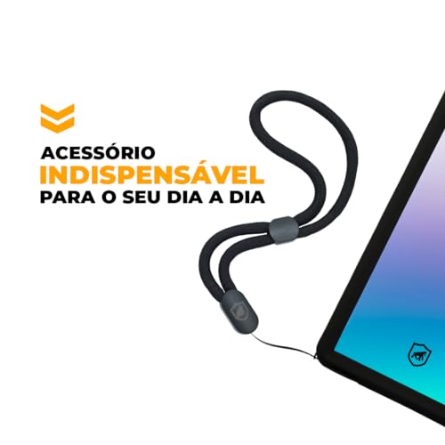 Gshield | Cordão Universal de Pulso para Capa de Celular com Alça Ajustável de Nylon balístico, Pret