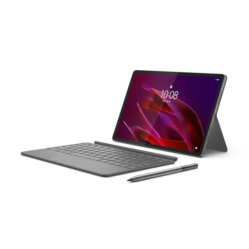 Miniatura 6 de Lenovo Pack Teclado Tablet Yoga Tab (Conexión Instantánea Pogo-Pin, Entrada Inteligente con IA, Trackpad Multigestual, 12 Teclas de Función Intuitivas) Incluye Teclado + Tapa Trasera – Gris Luna