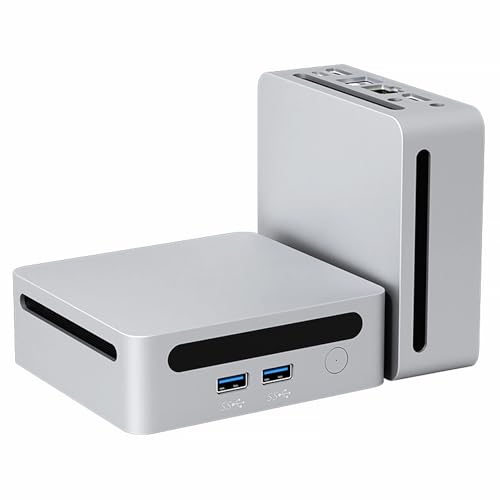 FakestarPC Mini PC 8K, Ryzen 7 5825U Windows 11 (8C/16T, hasta 4.5 GHz), DDR4 3200MHz NVMe WiFi6 BT 5.2 Tipo-C/2 HDMI, 4 mini PC USB 3.0 para juegos