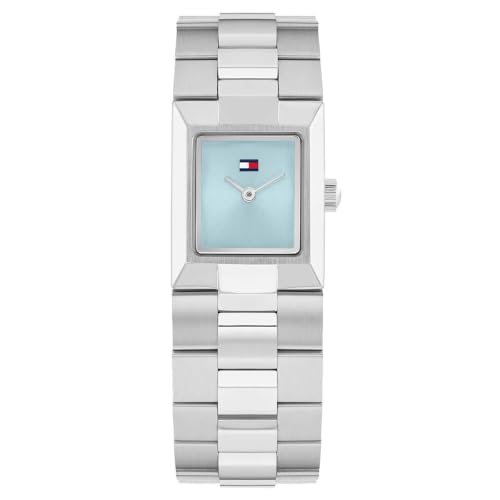 Image of Tommy Hilfiger Ivy Quartz Analog with Blue Dial Silver Stainless Steel Strap Watch for Women - TH1782797