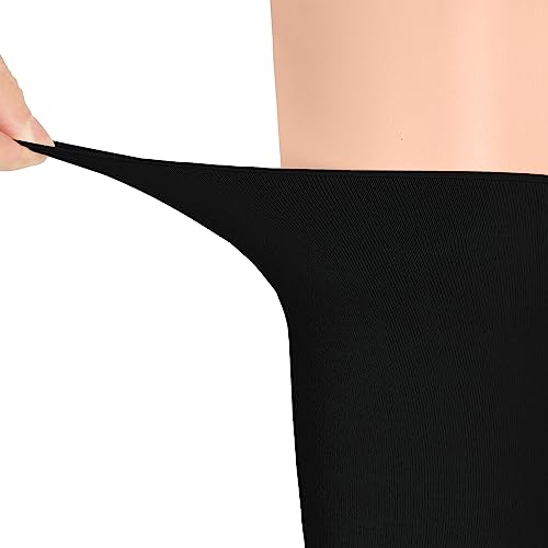 Littleforbig Plus Size Thigh High Over the Knee Soft Silk Stockings3