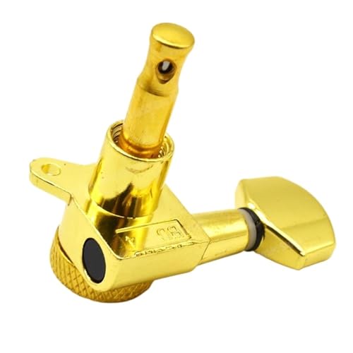 Chevilles de blocage automatique 4R2L dorées pour répétition de guitare