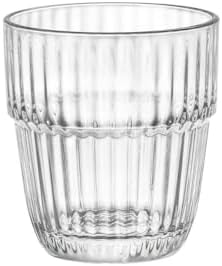 Bormioli Rocco Barshine 10.38 oz. Rocks Stackable Tempered Drinking Glasses, Set of 6, Clear - Thumbnail 3