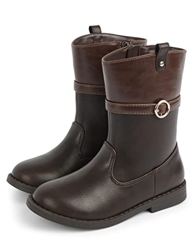 Gymboree Girl's and Toddler Faux Leather Tall Boots Mid Calf2