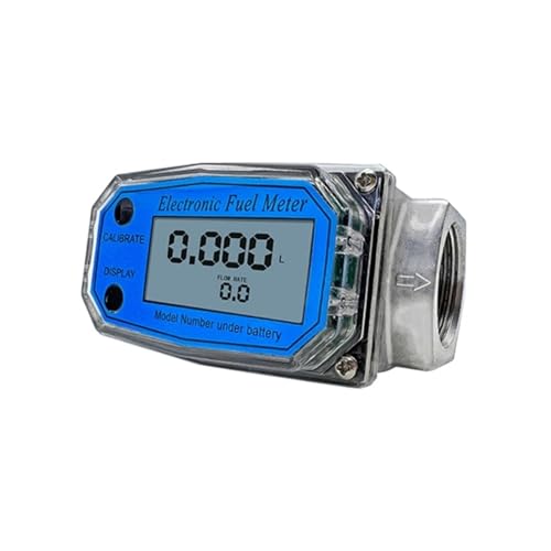 デジタル液体流量センサーメーター 1 インチ/2 インチ/2.5 インチ/3 インチタービン水燃料流量計(1 inch)