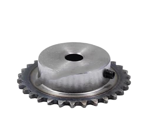 Bevel Gear Pinion Hardware Mechanical 1pcs 04C Chain Gear Steel Industrial Sprocket Wheel M5 Screw Holes Motor Chain Drive Sprocket Bore 8mm Pitch 6.35mm(23 Teeth)