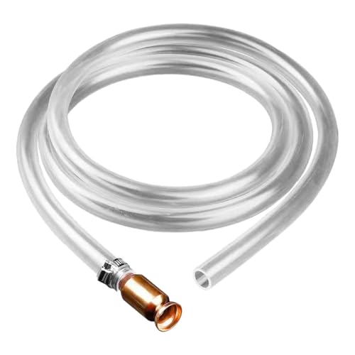Schüttelpumpe, Schüttelschlauch 500cm Länge, Handpumpe Wasser, Schlauchpumpe zum Umfüllen von Flüssigkeiten Diesel Benzin Öl Wasser Aquarium (5M)