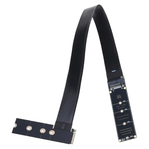 Limtula NVMe States Drives Cable de extensión PCIE4.0 Tarjeta elevadora de cable extendida, velocidad completa, tarjeta PCIe de 64 G/bps