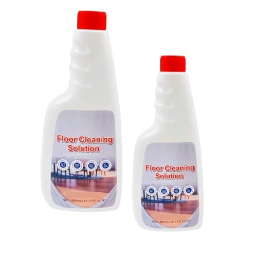 フロアクリーニング液。互換性ロボロック S80/S85/S80 /S85 /S80 Pro Ultra/S85 Pro Ultra。480ml (16.23fl oz)。幅広い床面に適しています。(480ml 2pcs)