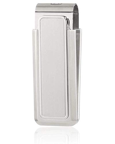 M-Clip Stainless Steel Money Clip - Cash and Credit Card Holder for Men - Minimalist Slim Wallet Alternative