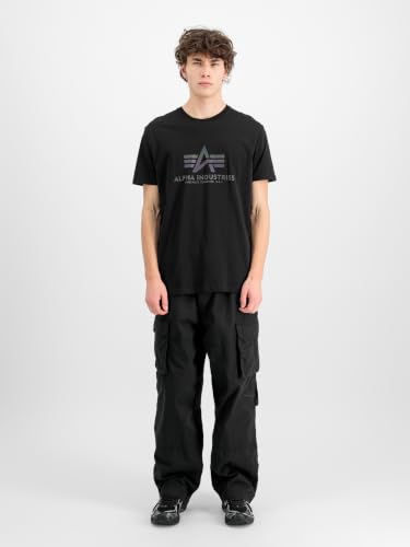 Alpha Industries Basic T Rainbow Ref. T-Shirt für Herren Black – Ansicht 3