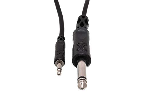 Hosa Cmp-303 3.5 Mm Ts To 1/4" Ts Mono Interconnect Cable, 3 Feet, Speaker #TOP3