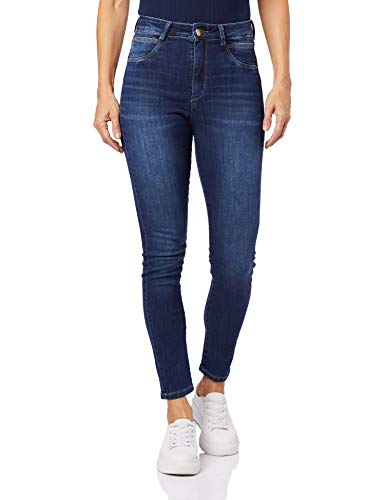 Cigarrete Push Up, Feminino, Sawary Jeans, Indigo, 44