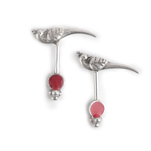 Image of Quirksmith 925 Sterling Silver Bugadi Earrings /Helix Piercing Studs with 925 Stamp And Certificate Of Authenticity /Gift for women