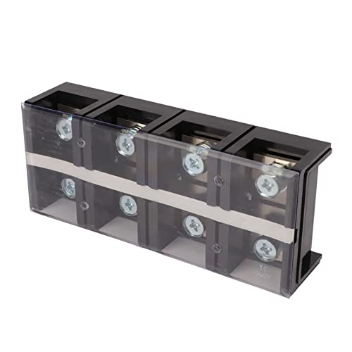 Bloque de terminales de cobre de 4 polos y 400A con bloques de tornillo para cableado 2