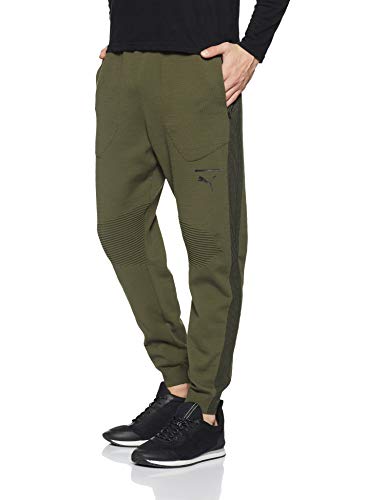 Puma Evoknit Move, Pantalone Uomo, Verde Oliva, M