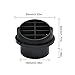 Gift2u Warm Air Vent Outlet 60mm Car Heater Hose Pipe Duct Warm Air Vent Outlet Car Parking Heater Air Conditioner Steering 360 Degrees Rotatable,Pack of 2
