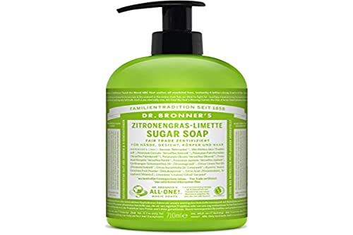 Dr. Bronner's Sugar Soap Lemongrass/Limette - 710 ml
