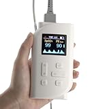 Kadxyan Handpulsoximeter, Fingerclip-Pulsoximeter, Wiederaufladbares Pulsoximeter, Einstellbarer Alarm Für Pulsfrequenz Und SpO2-Werte, Für Die Erwachsenenpflege, Familienkrankenhaus, Kinder