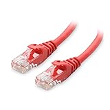 Cable Matters 10Gbps Snagless Cat 6 Ethernet Cable - 25ft, Cat 6 Cable, Cat6 Cord, Ethernet Cord, Red