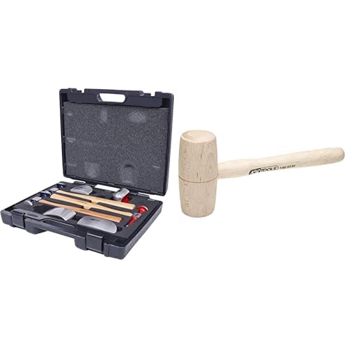 Travaux de débosselage carrosserie avec le coffret KS Tools 7 pièces et son maillet
