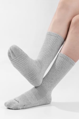 Athletic Sport Running Calf Socks Breathable Wicking Outdoor Support Tab Socks for Men and Women 6 Pairs4