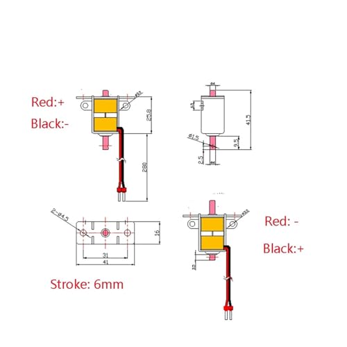 Solénoïde bidirectionnel 12V pour verrouillage de boîte - 3